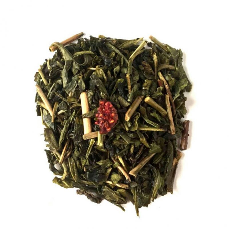 thé vert fraise basilic